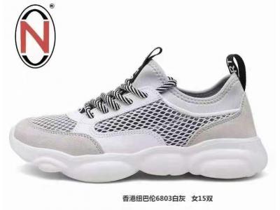 【可混批挑码】批发运动鞋正品香港纽巴伦女子网跑鞋批发6803二色