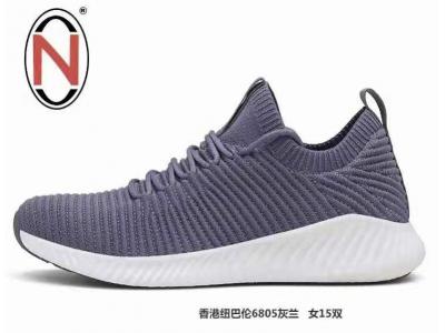 【可混批挑码】运动鞋正品香港纽巴伦女子网跑鞋批发6805三色